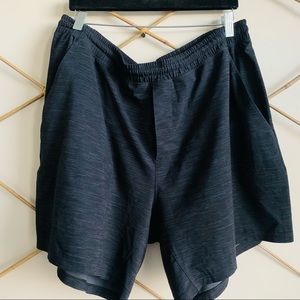 Lululemon D-Grey Heathered Pace Breakers Linerless